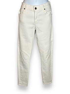 Citizens of Humanity White Thompson Cropped Skinny Jeans